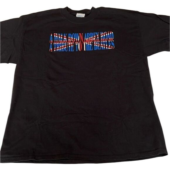 2002 vintage szXL SS A Walk Down Abbey Road a tribute to the Beatles Tshirt NWOT - Picture 1 of 10